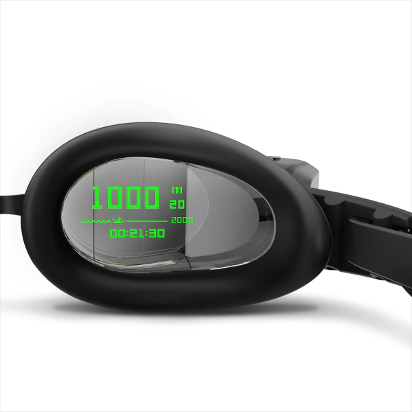 Смарт очки для плавания Holoswim 2 Pro (прозрачные; Black)